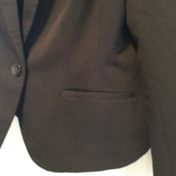 Worthington Cropped Blazer size L Large in Black - Picture 2 of 7